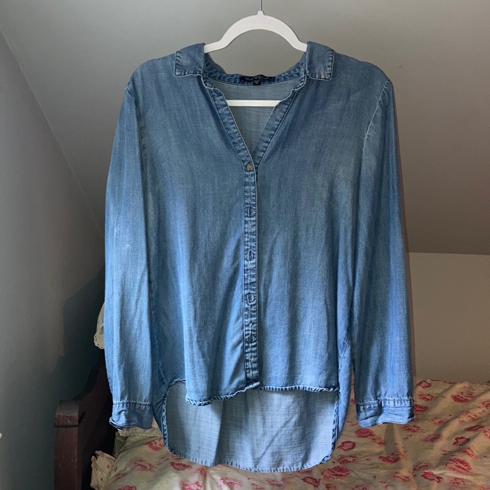Velvet Heart Denim Shirt
